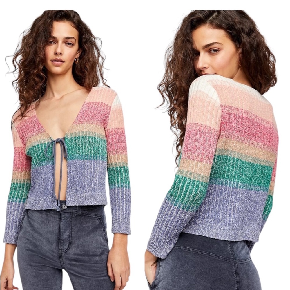 Free People Trouble Maker Cardi Size Medium